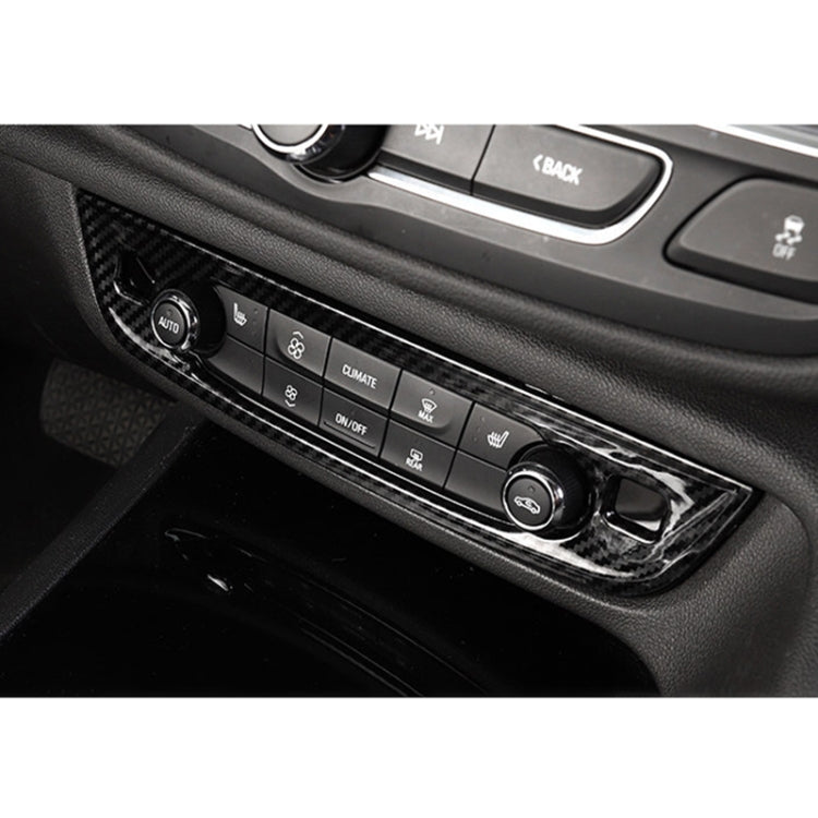 Carbon Fibre Decorative Air Con Panel Sticker for Buick Regal 2017-2021