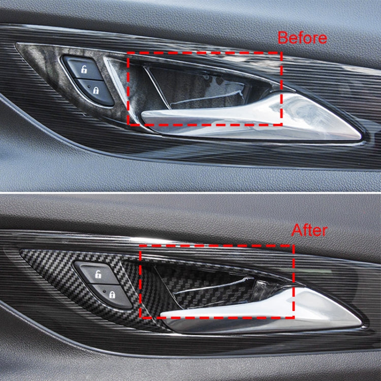 Carbon Fibre Interior Door Bowl Sticker Set for Buick Regal (2017-2021)