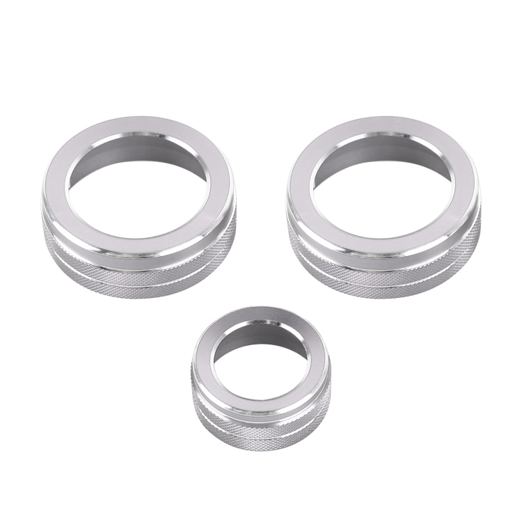 Stylish 3-Piece Metal Air Conditioning Knob Covers for Honda CR-V (2017-2021)