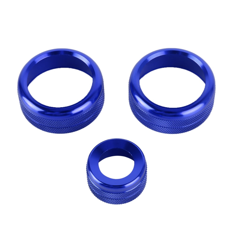 Set of 3 Premium Metal Air Conditioning Knobs for BMW X1 / X2 / GT