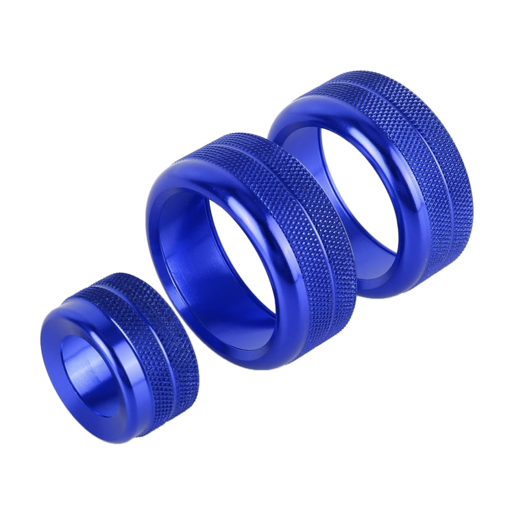 Set of 3 Premium Metal Air Conditioning Knobs for BMW X1 / X2 / GT