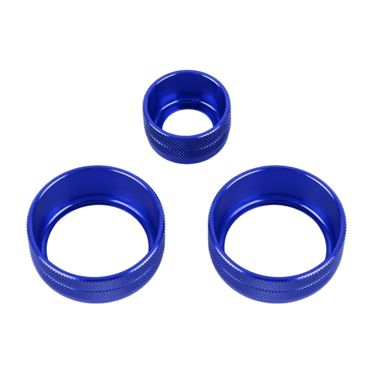 Set of 3 Premium Metal Air Conditioning Knobs for BMW X1 / X2 / GT