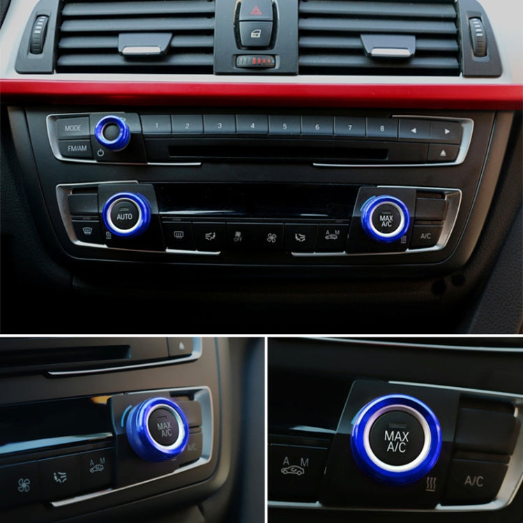 Set of 3 Premium Metal Air Conditioning Knobs for BMW X1 / X2 / GT
