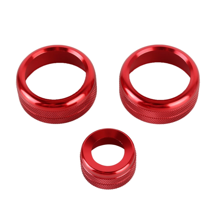 Set of 3 Premium Metal Air Conditioning Knobs for BMW X1 / X2 / GT