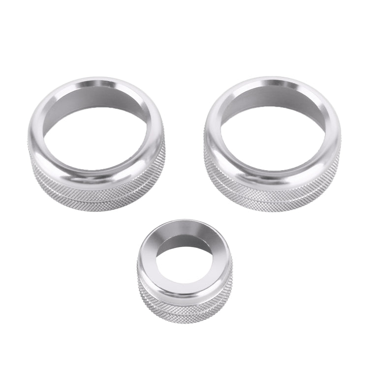 Set of 3 Premium Metal Air Conditioning Knobs for BMW X1 / X2 / GT