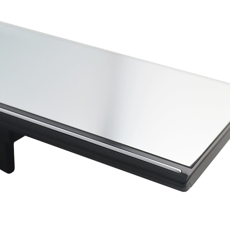 Enhanced Blue Panoramic Rearview Mirror for Safer Driving