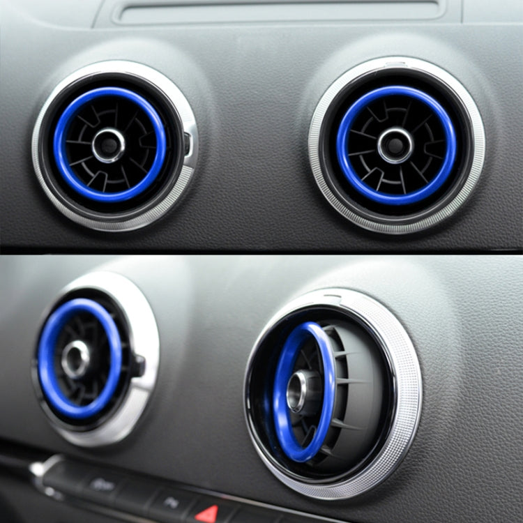 Set of 4 Premium Metal Air Conditioning Vent Rings for Audi A1