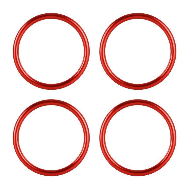 Set of 4 Premium Metal Air Conditioning Vent Rings for Audi A1