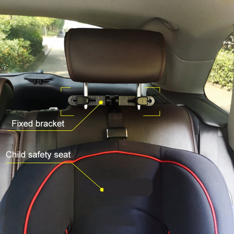 Adjustable LATCH Safety Seat Fixer for Kids - Universal Car Bracket with Headrest Support