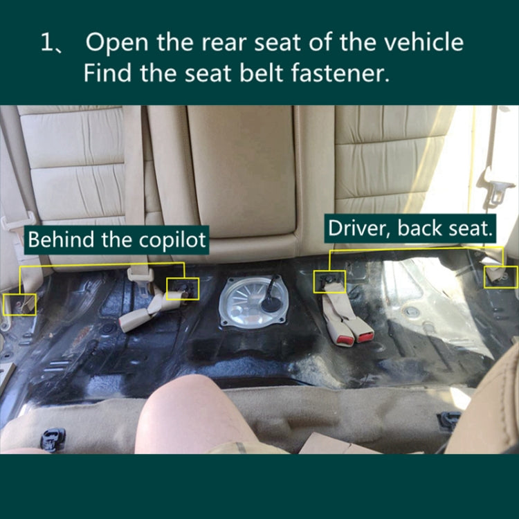 ZL-2029 Isofix Child Seat Interface for Honda Accord (2008-2012) – Ultimate Safety for Young Passengers