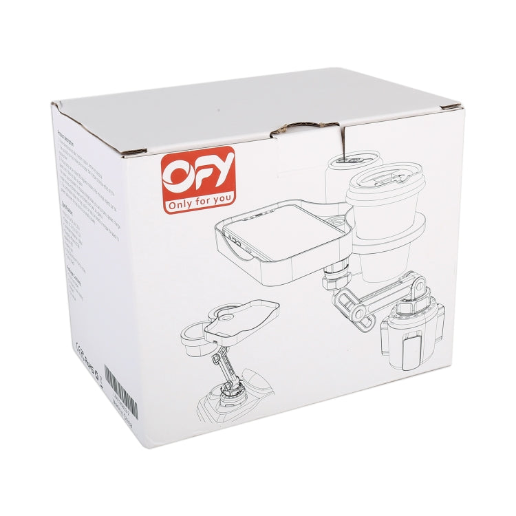 Versatile Car Cup Holder with Wireless Charging & Organiser Features