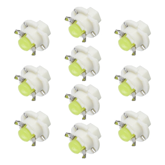 10 PCS B8.4 0.2W DC12V Wedge Instrument Panel COB LED Light Dashboard Gauge Cluster Indicator Lamp Bulb