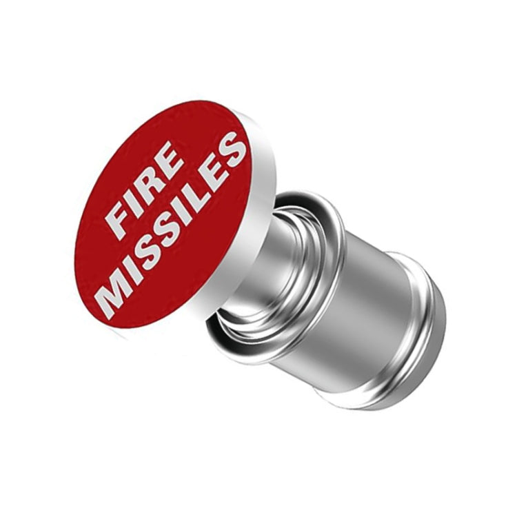 2 PCS 12V Car / Motorcycle FIRE MISSILE Letter Metal Cigarette Lighter Cigarette Butt, FIRE MISSILE