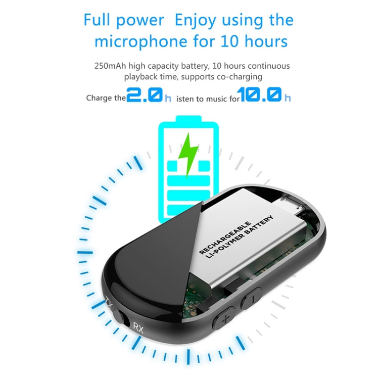 BR01 Car Bluetooth 5.0 Wireless Audio Receiver Transmitter, BR01