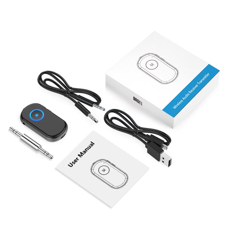 BR01 Car Bluetooth 5.0 Wireless Audio Receiver Transmitter, BR01