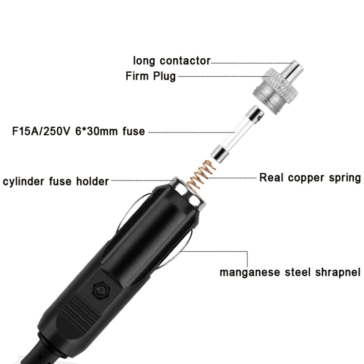 TR35 Car 2 in 1 Cigarette Lighter Extension Socket 20W PD Fast Charge QC3.0 USB Charger, TR35