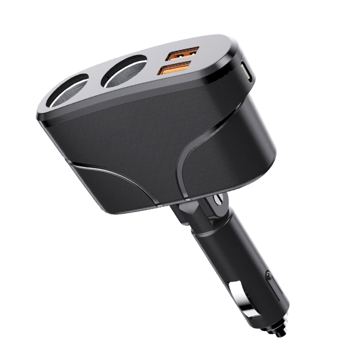 TR35 Car 2 in 1 Cigarette Lighter Extension Socket 20W PD Fast Charge QC3.0 USB Charger, TR35