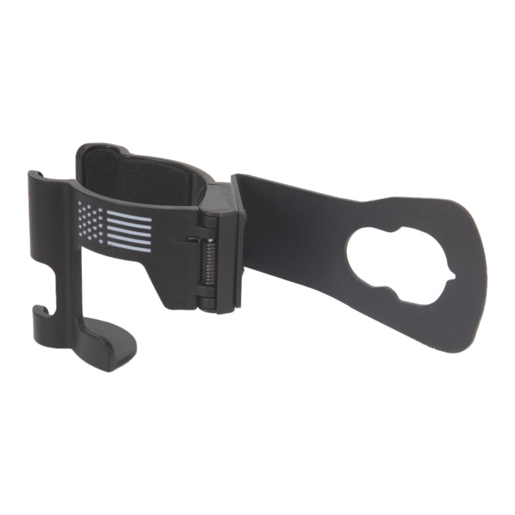 2-in-1 Jeep Wrangler JK Cup Holder and Phone Mount with US Flag Design