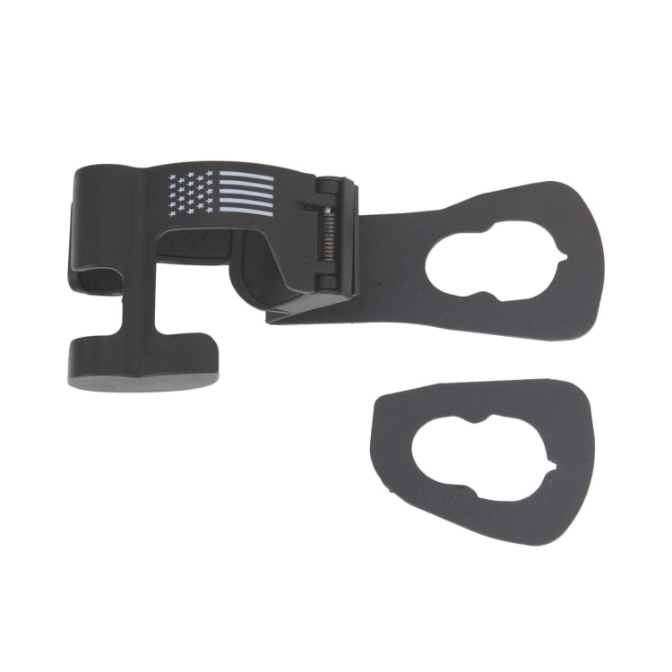 2-in-1 Jeep Wrangler JK Cup Holder and Phone Mount with US Flag Design