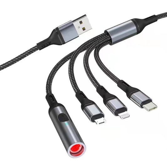 4 in 1 6A Fast Charging Data Cable Multifunctional Cigarette Lighter, Data Cable