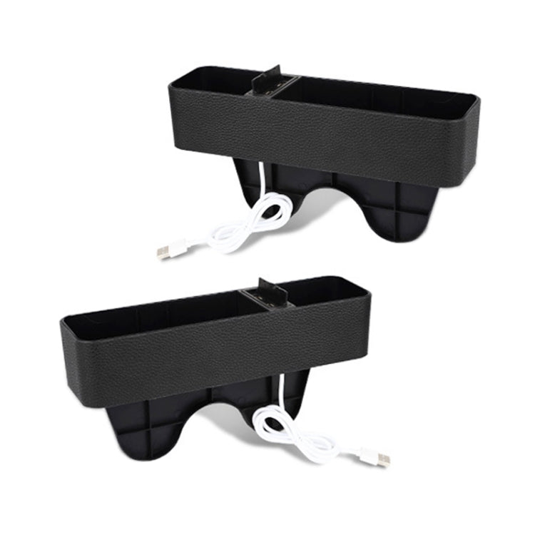 Car Seat Gap Organiser with Dual USB Charging - 1 Pair