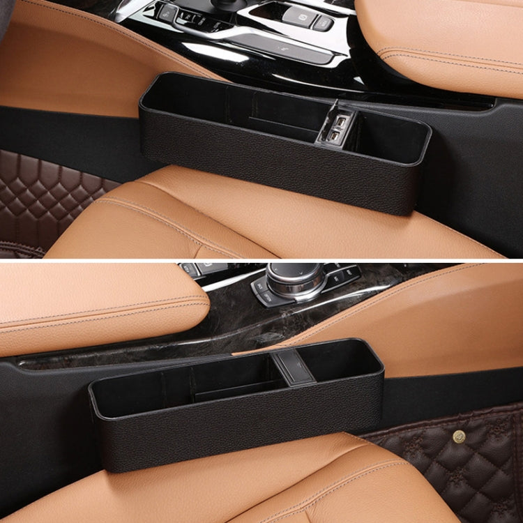 Car Seat Gap Organiser with Dual USB Charging - 1 Pair
