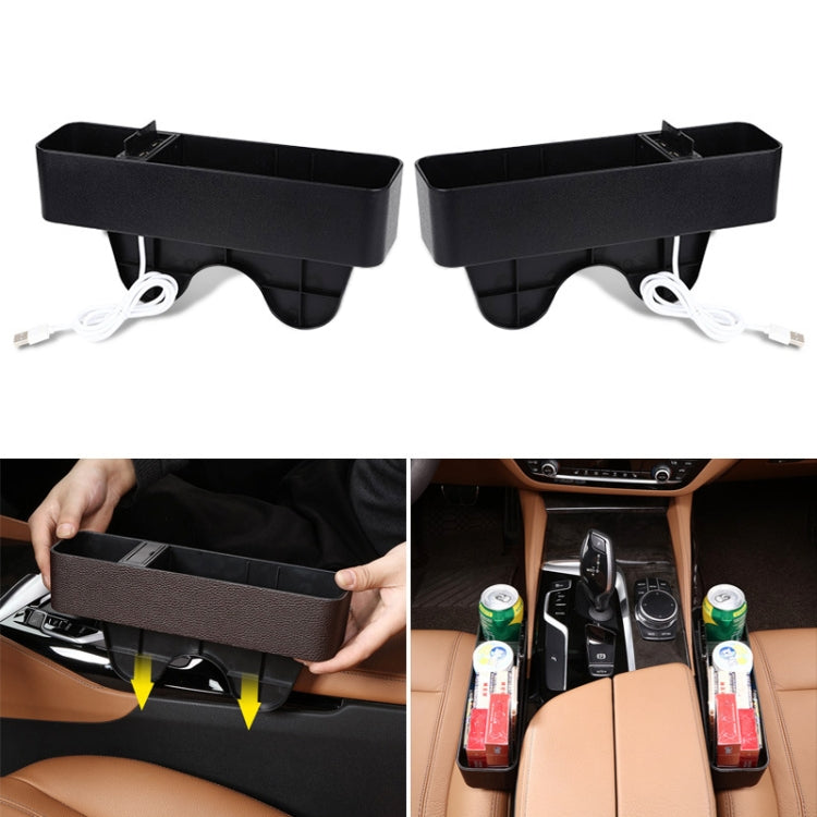 Smart Car Seat Gap USB Storage Solution - Set of 2