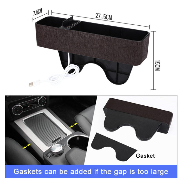 Smart Car Seat Gap USB Storage Solution - Set of 2