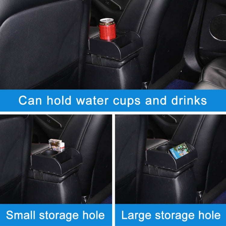Versatile Car Armrest Cushion with Dual USB Ports and Drink Holder
