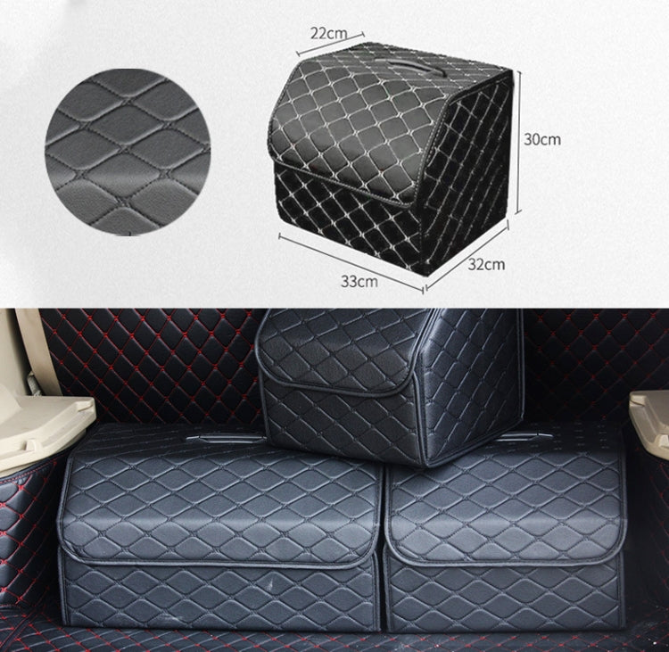Compact Rhombic Foldable Car Boot Organiser – 33 x 32 x 30cm