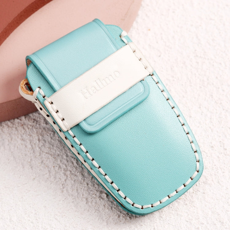 Elegant Cowhide Leather Key Cover for BMW - Women's Stylish Protection