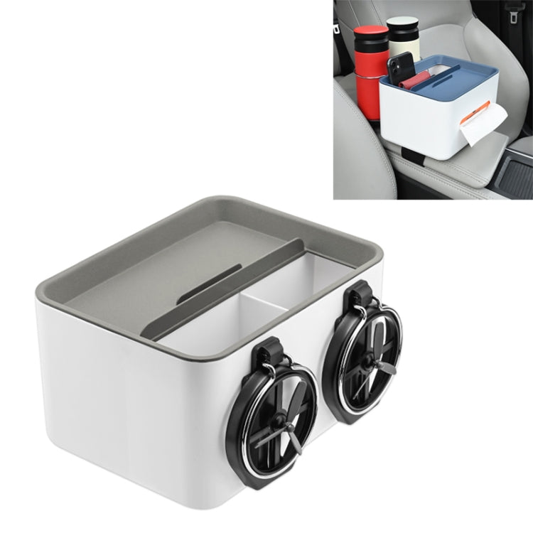 Versatile Car Organiser with Cup Holder and Storage Solutions
