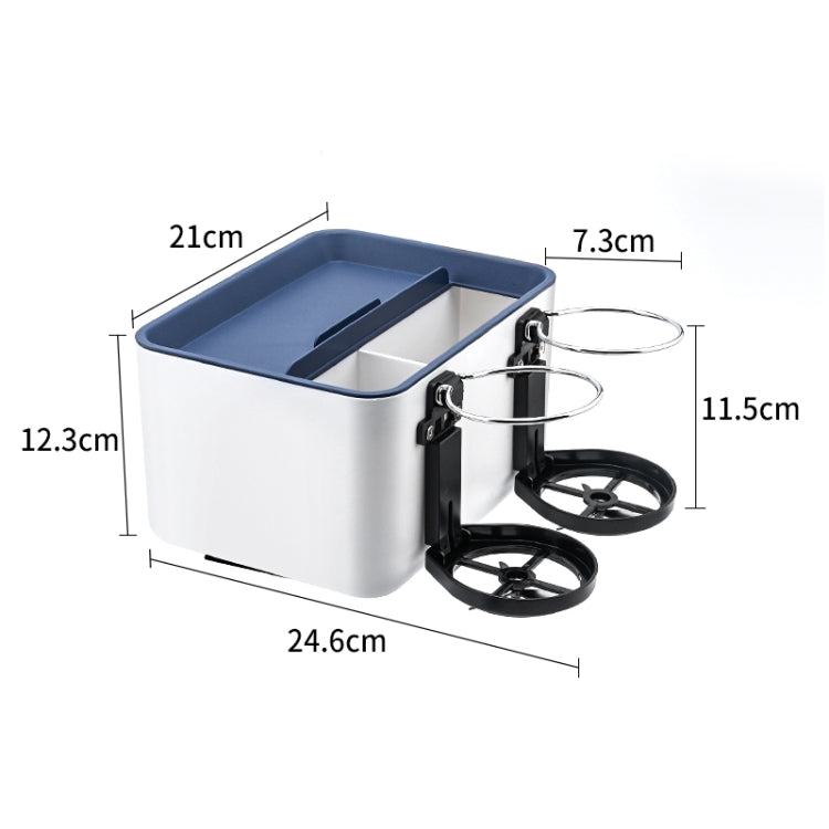 Versatile Car Organiser with Cup Holder and Storage Solutions