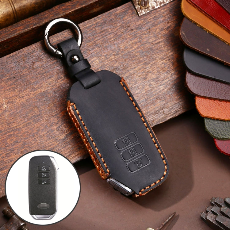 KIA Luxury Cowhide Leather Key Fob Protector by Hallmo