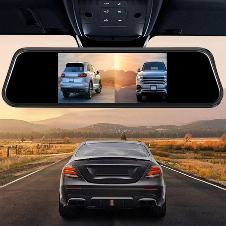 5.5-Inch K5 Car Dash Cam with Dual Recording, Starlight Night Vision, and 24-Hour Parking Monitoring