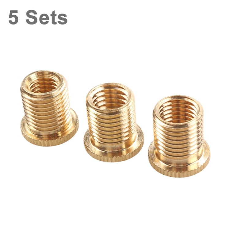 5-Pack M12x1.25 Gear Shift Knob Adapter Nuts for Universal Compatibility