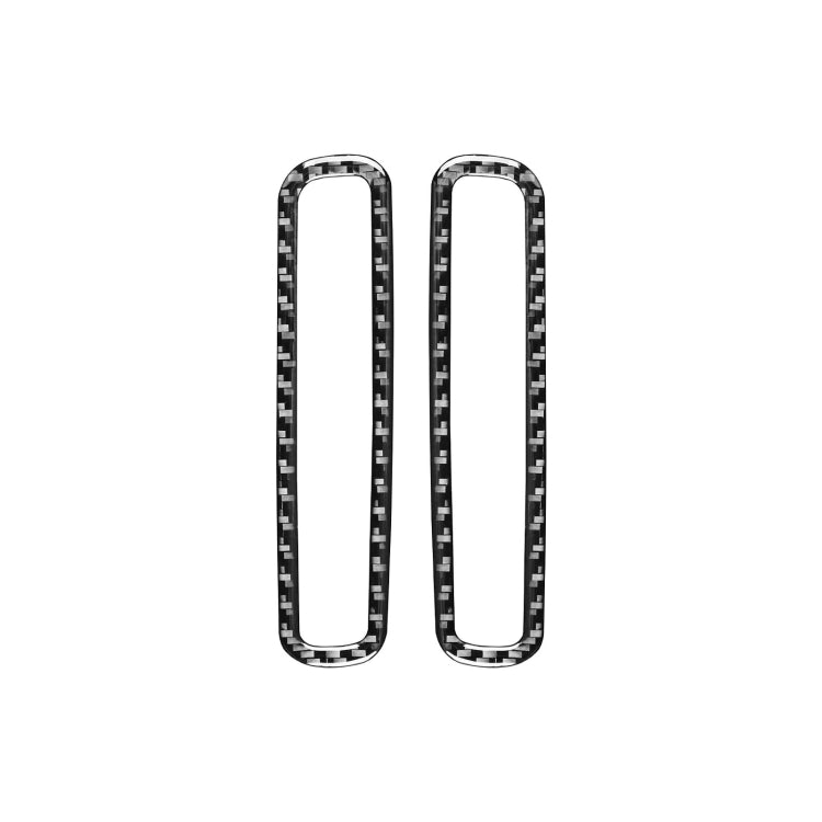 Carbon Fibre A-Pillar Air Outlet Frame Stickers for Volkswagen Scirocco (2009-2016) - 2 Piece Set