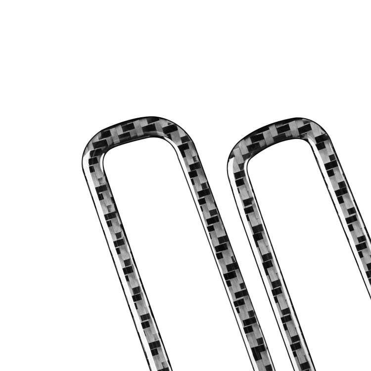 Carbon Fibre A-Pillar Air Outlet Frame Stickers for Volkswagen Scirocco (2009-2016) - 2 Piece Set