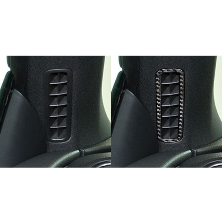 Carbon Fibre A-Pillar Air Outlet Frame Stickers for Volkswagen Scirocco (2009-2016) - 2 Piece Set