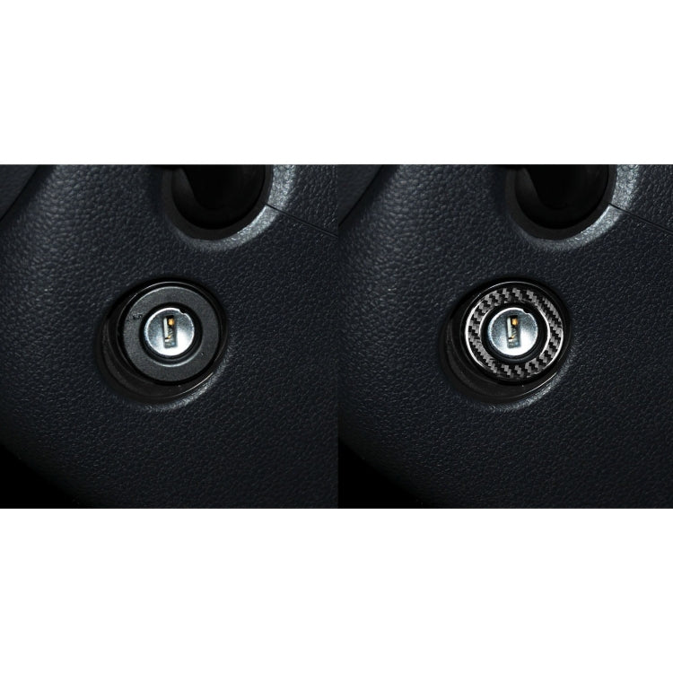 Carbon Fibre Cigarette Lighter Key Ring Sticker for Volkswagen Scirocco (2009-2016) – Stylish Interior Upgrade for Left and Right Drive