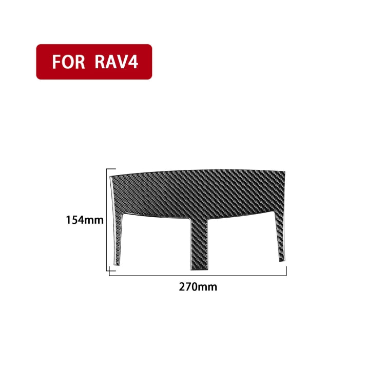 Carbon Fibre Decorative Air Outlet Sticker for Toyota RAV4 (2006-2013) - Universal Fit for Left and Right Drive