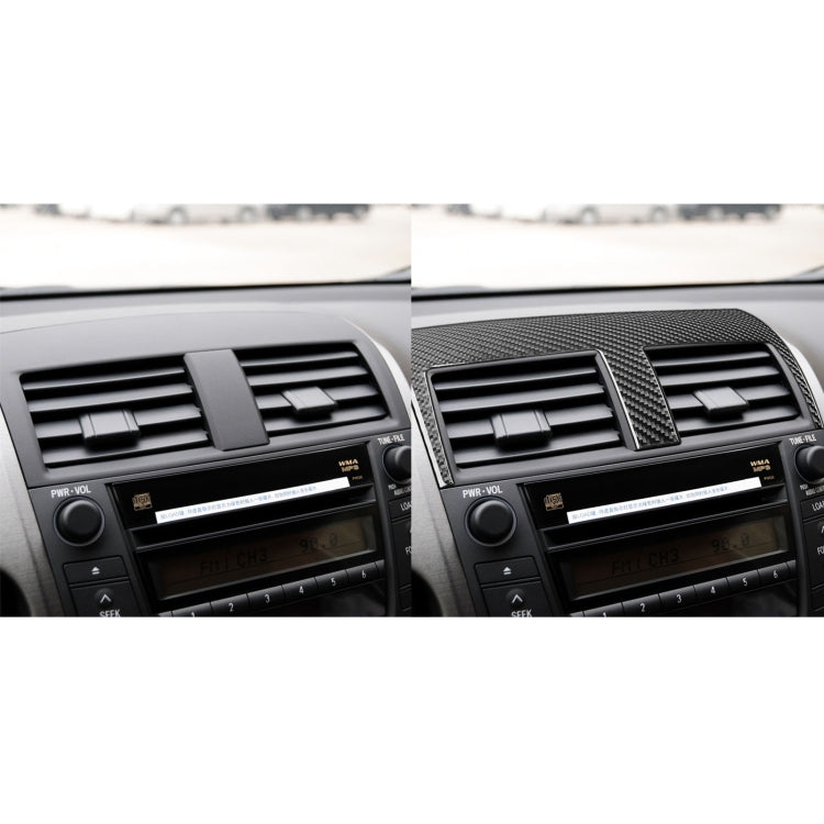 Carbon Fibre Decorative Air Outlet Sticker for Toyota RAV4 (2006-2013) - Universal Fit for Left and Right Drive