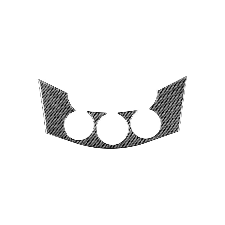 Sleek Carbon Fibre Central Control Switch Panel Sticker for Toyota RAV4 (2006-2013) - Left and Right Drive Compatibility