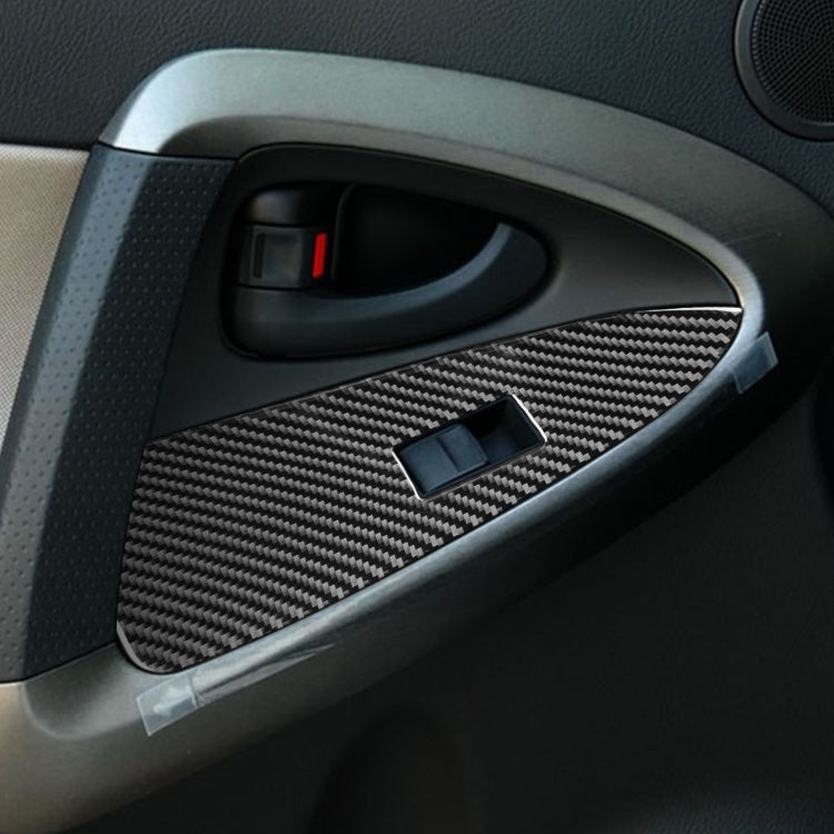 Carbon Fibre Decorative Sticker for Toyota RAV4 2006-2013 Lifting Panel, Right Drive