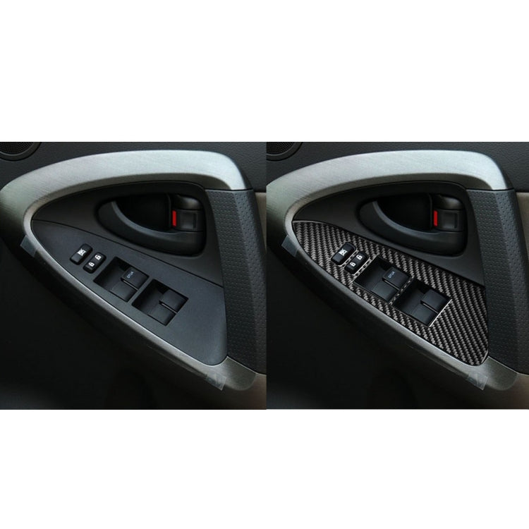 Carbon Fibre Decorative Sticker for Toyota RAV4 2006-2013 Lifting Panel, Right Drive