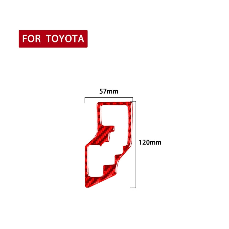 Sleek Carbon Fibre Gear Stick Trim for Toyota Corolla (2014-2018) - Left-Hand Drive
