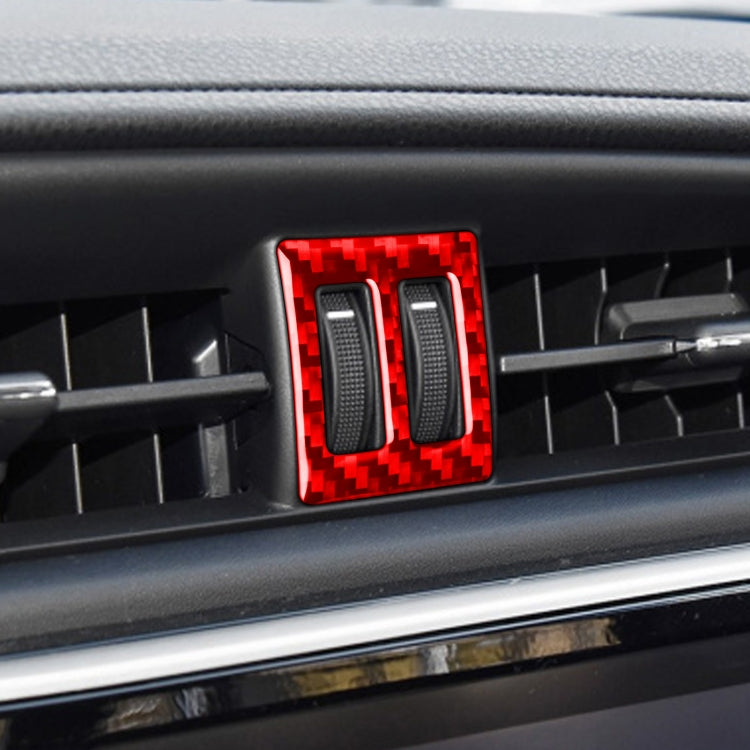 Carbon Fibre Decorative Sticker for Toyota Corolla Air Outlet Switches (2014-2018)