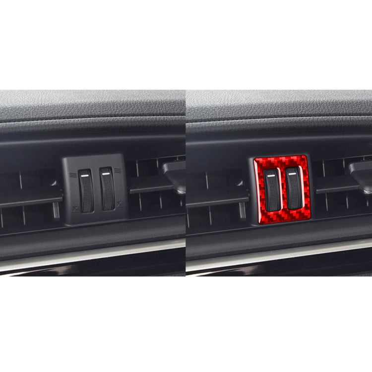 Carbon Fibre Decorative Sticker for Toyota Corolla Air Outlet Switches (2014-2018)