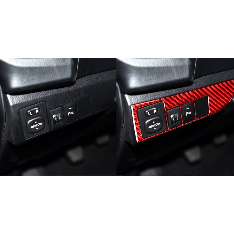Carbon Fibre Headlight Switch Trim Sticker for Toyota Corolla (2014-2018) - Left Hand Drive