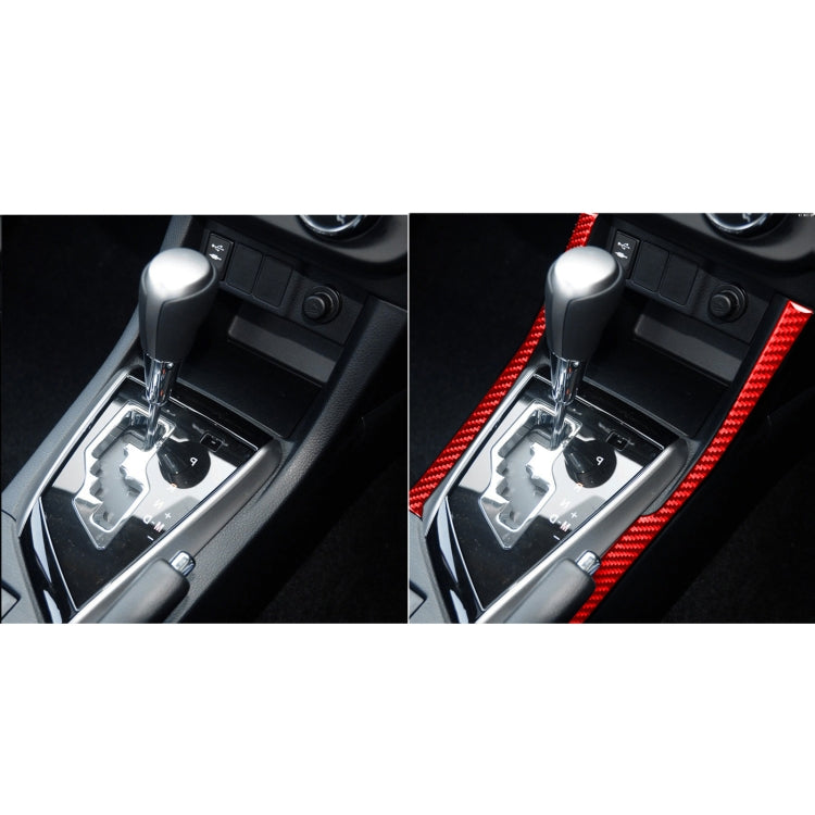 Carbon Fibre Gear Side Decorative Stickers for Toyota Corolla (2014-2018) - 2 Piece Set